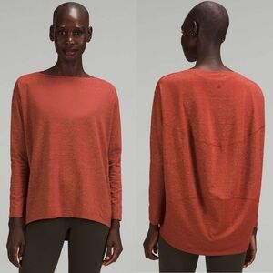 Lululemon Back in Action Long Sleeve Shirt *Spark